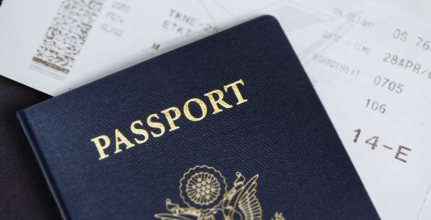 boarding pass and passport