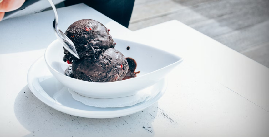 homemade ice cream